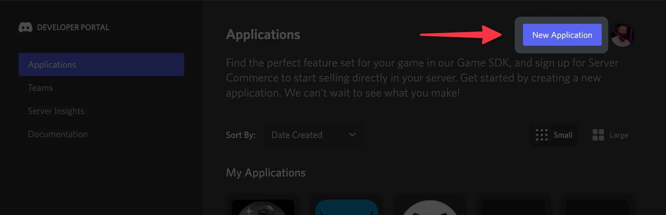 New Discord Application